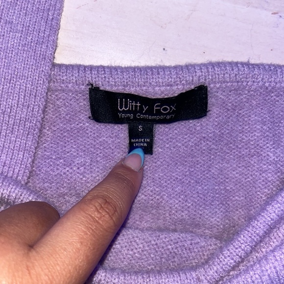 Purple, ross crop top - Picture 2 of 3